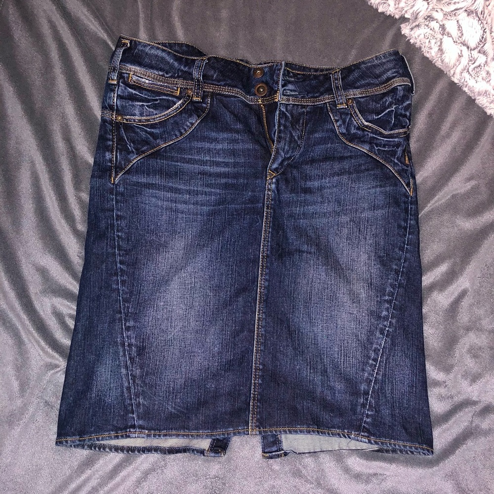 Silver Jeans Skirt Roby